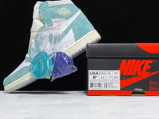 Jordan Retro 555088-311 Green 1 OG Air High Turbo 0704